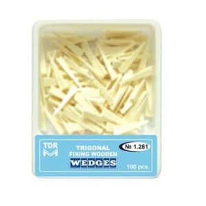 Pene interdentare triunghi albe 100 bucati TorVM 1281