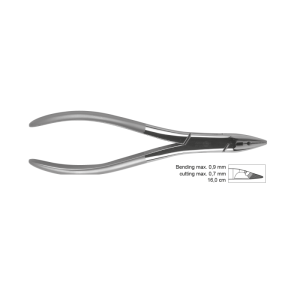 Clești Krampon - cu vârf fin - lungime 16,0 cm HLW