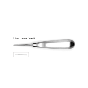 Luxator Apical Drept 3 mm HLW